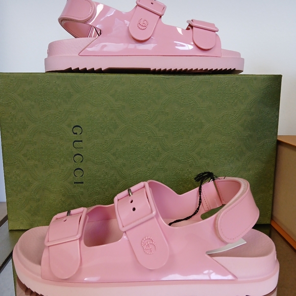 GUCCI RUBBER SANDALS - Picture 3 of 4